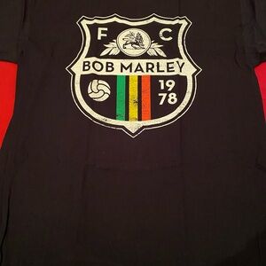 FC Barcelona Bob Marley Graphic T-Shirt